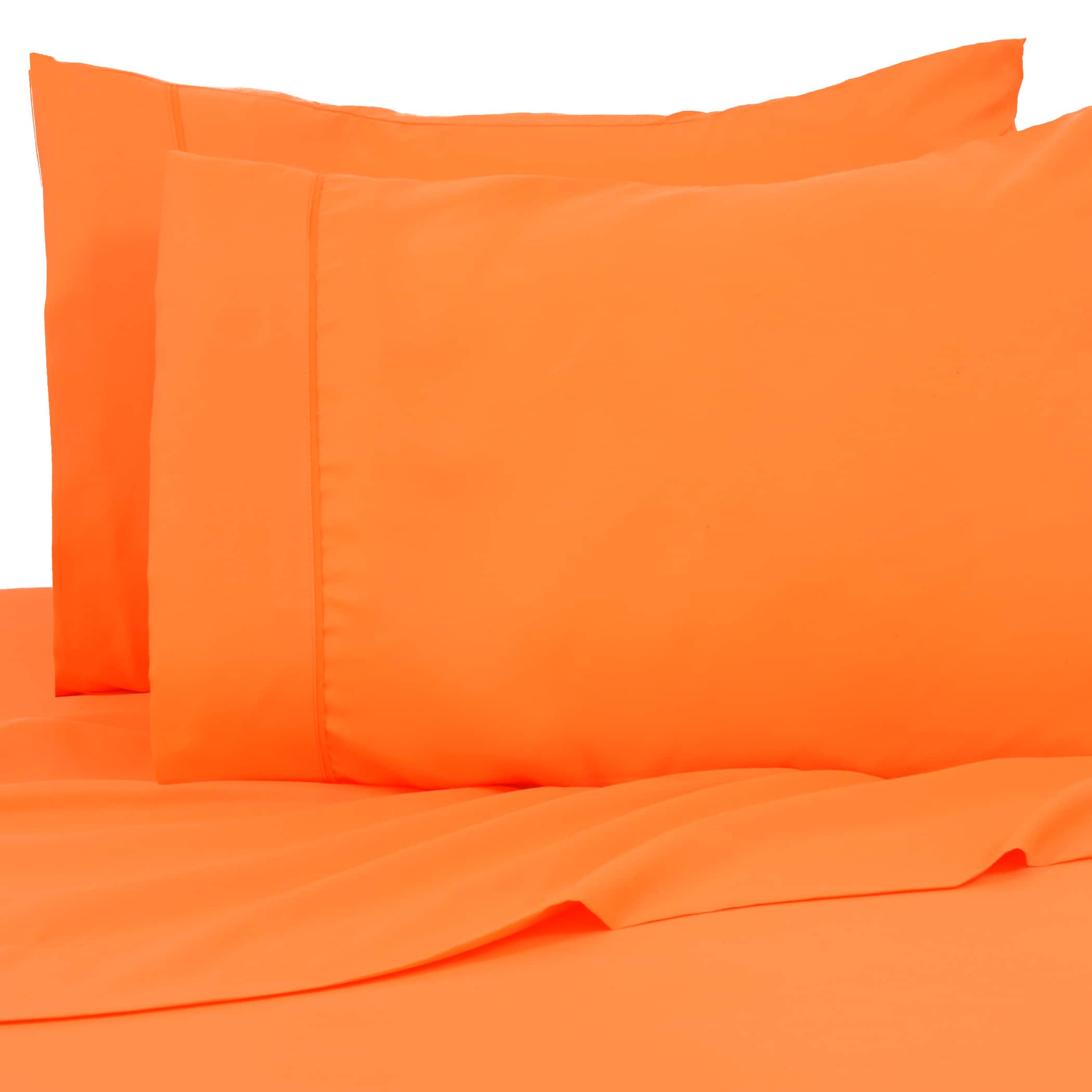 Premier Colorful - Bright 4 pc Microfiber Sheet Sets - Bright Orange price history on PriceWatchPro
