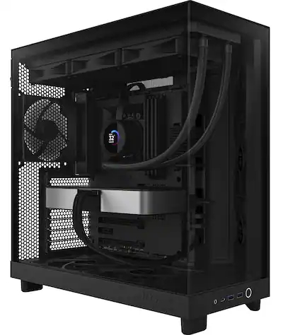 NZXT H6 Flow ATX Mid Tower PC Case with Dual Chamber Black CC NZXT H6 Flow ATX Mid Tower PC Case with Dual Chamber Black CC