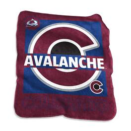 Logo Brands - Colorado Avalanche 50" x 60" Raschel Blanket - Multicolor
