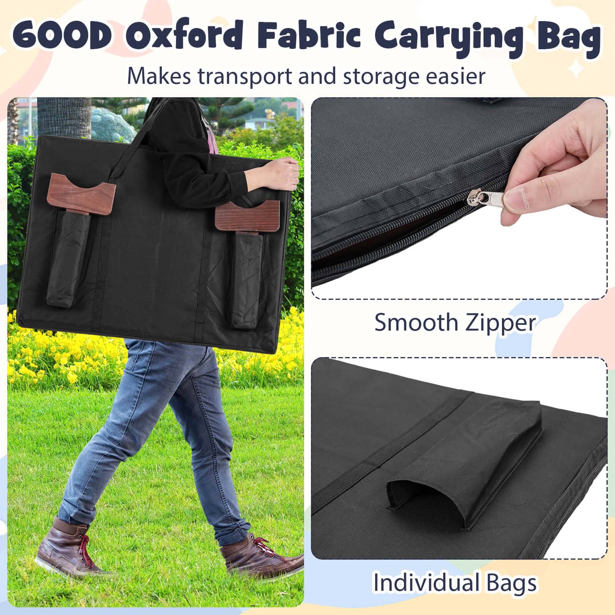 6O0D Oxford Fabric Carrying Bag
Makes transport and storage easier
Smooth Zipper
Individual Bags