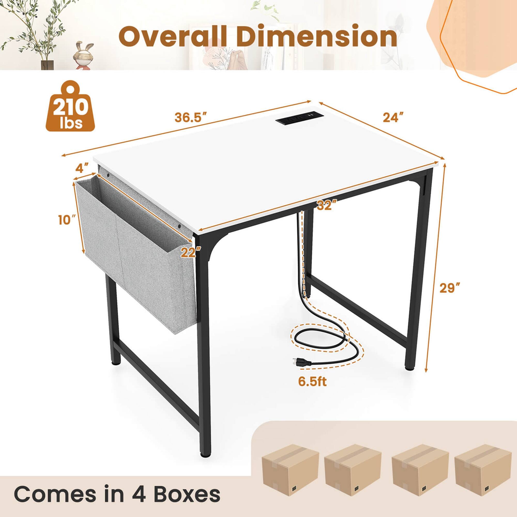 Overall Dimension

210 lbs

36.5" x 24" x 4" x 10" x 32" x 22" x 29" x 6.5ft

Comes in 4 Boxes