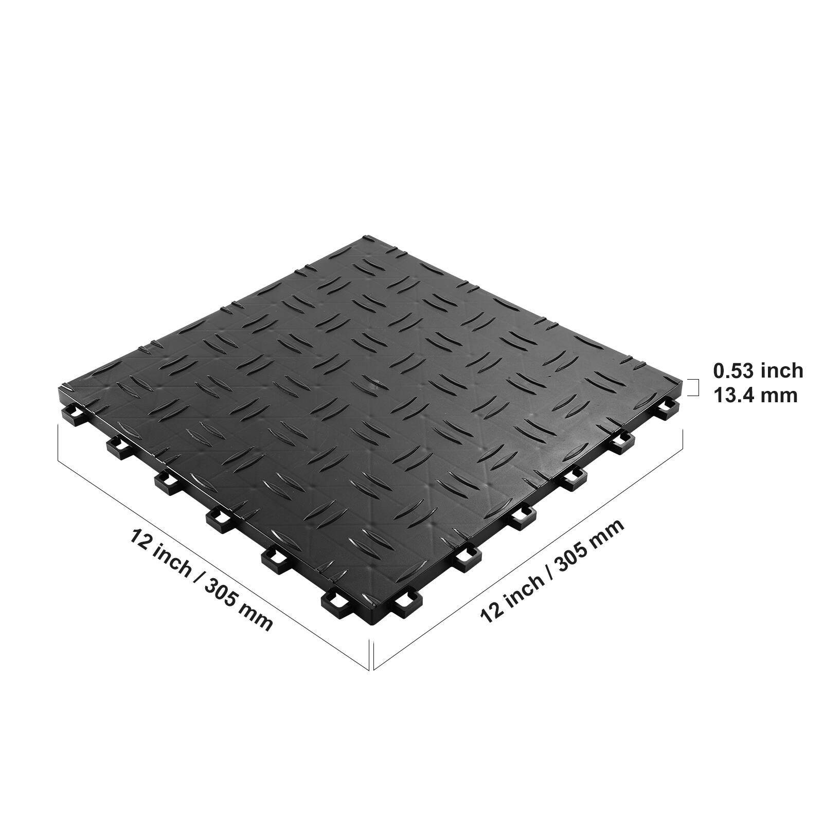 0.53 inch  
13.4 mm  

12 inch / 305 mm