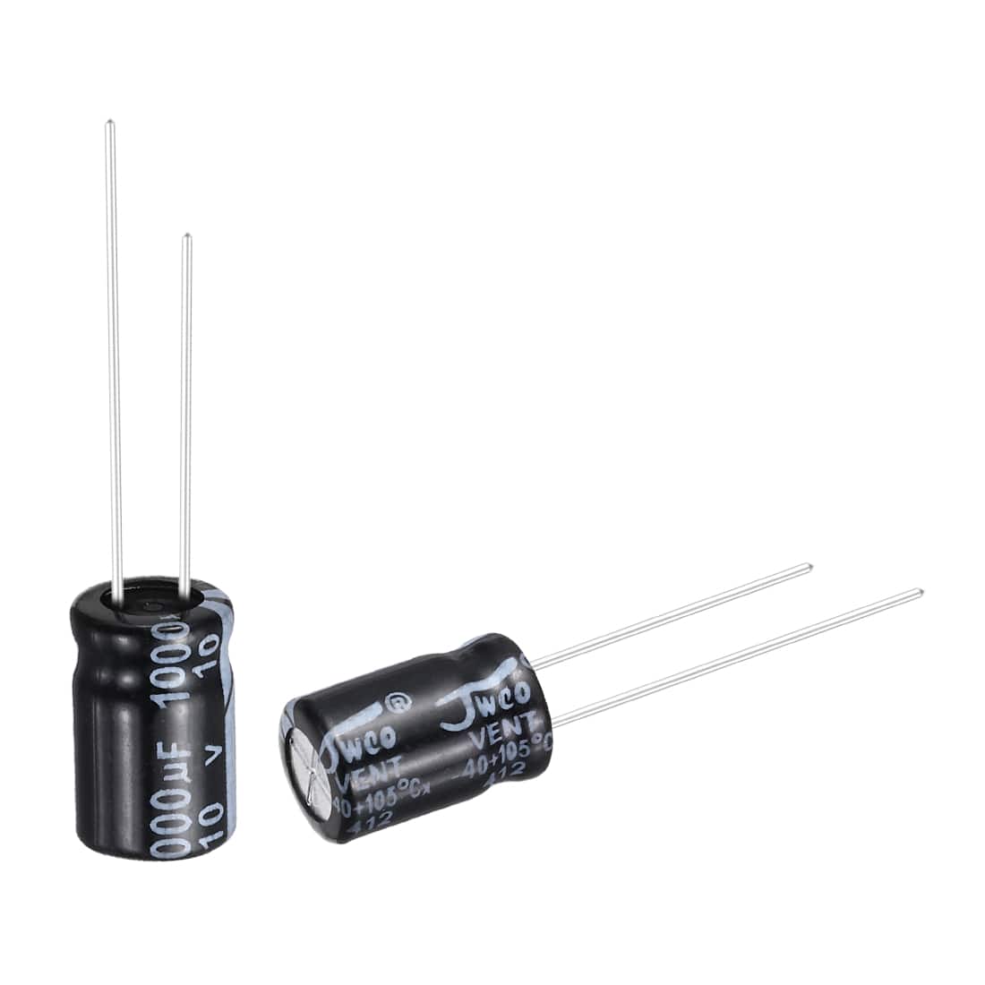Unique Bargains - 1000uF 10V 8x12mm Electrolytic Capacitor, Radial Leads Aluminum, 50pcs, for Power Supplies/Audio/Lighting - Black price history on PriceWatchPro