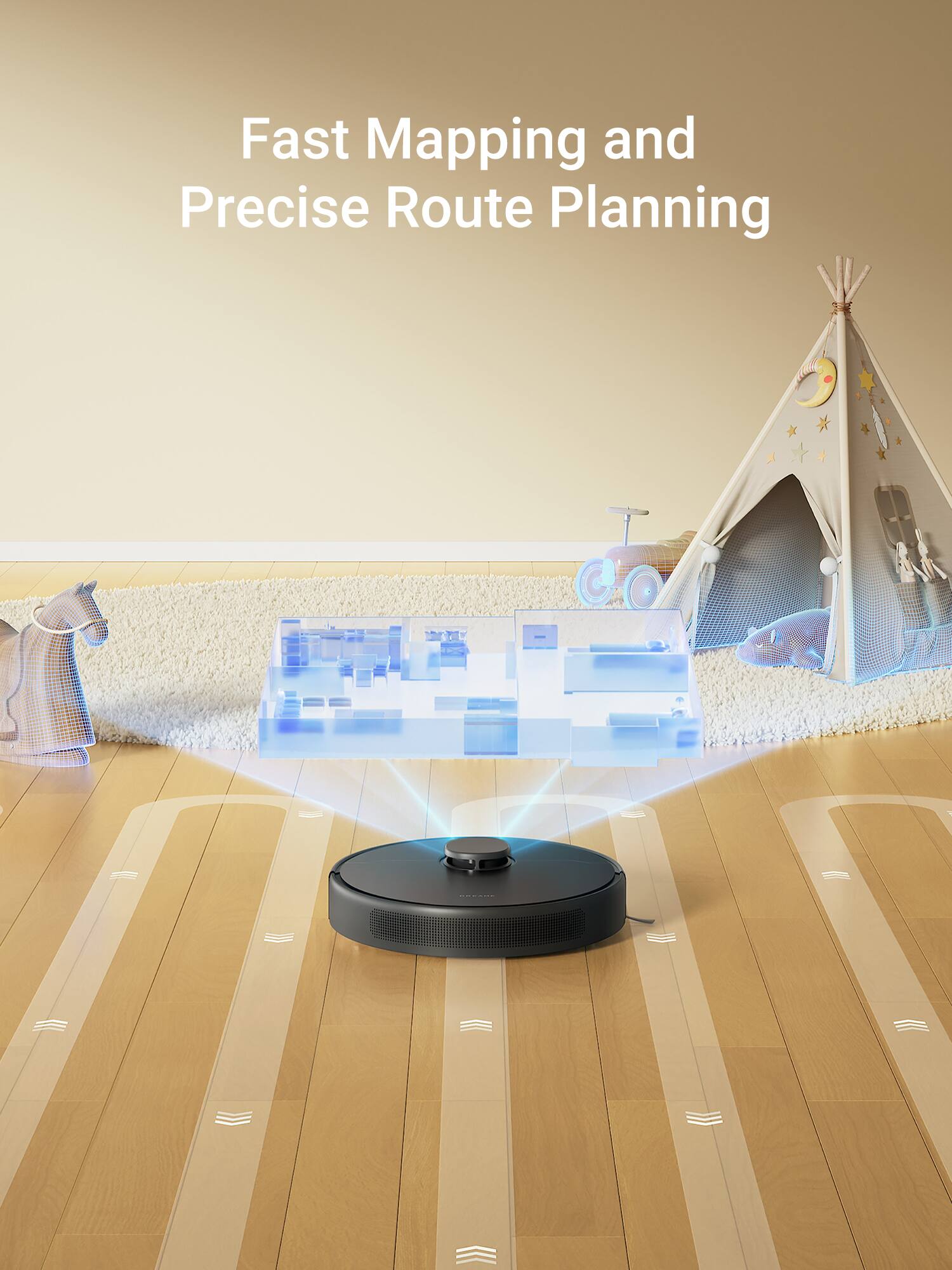 Dreame D9 Max Gen 2 Robot Vacuum and Mop Combo, LDS Navigation