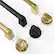 Gold, Polished Black, Matte, Bronze, Champagne.