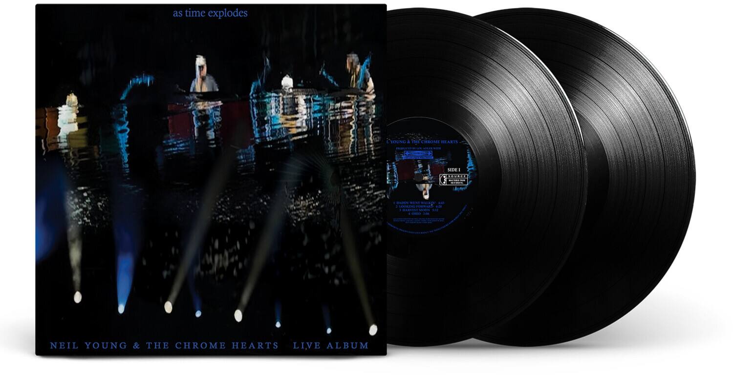 Neil Young & The Chrome Hearts - As Time Explodes: Live Album   - VINYL LP price history on PriceWatchPro