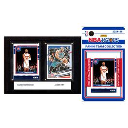 C&I Collectibles - Detroit Pistons 6" x 8" Player Plaque & 2024 Team Trading Card Set - Multicolor