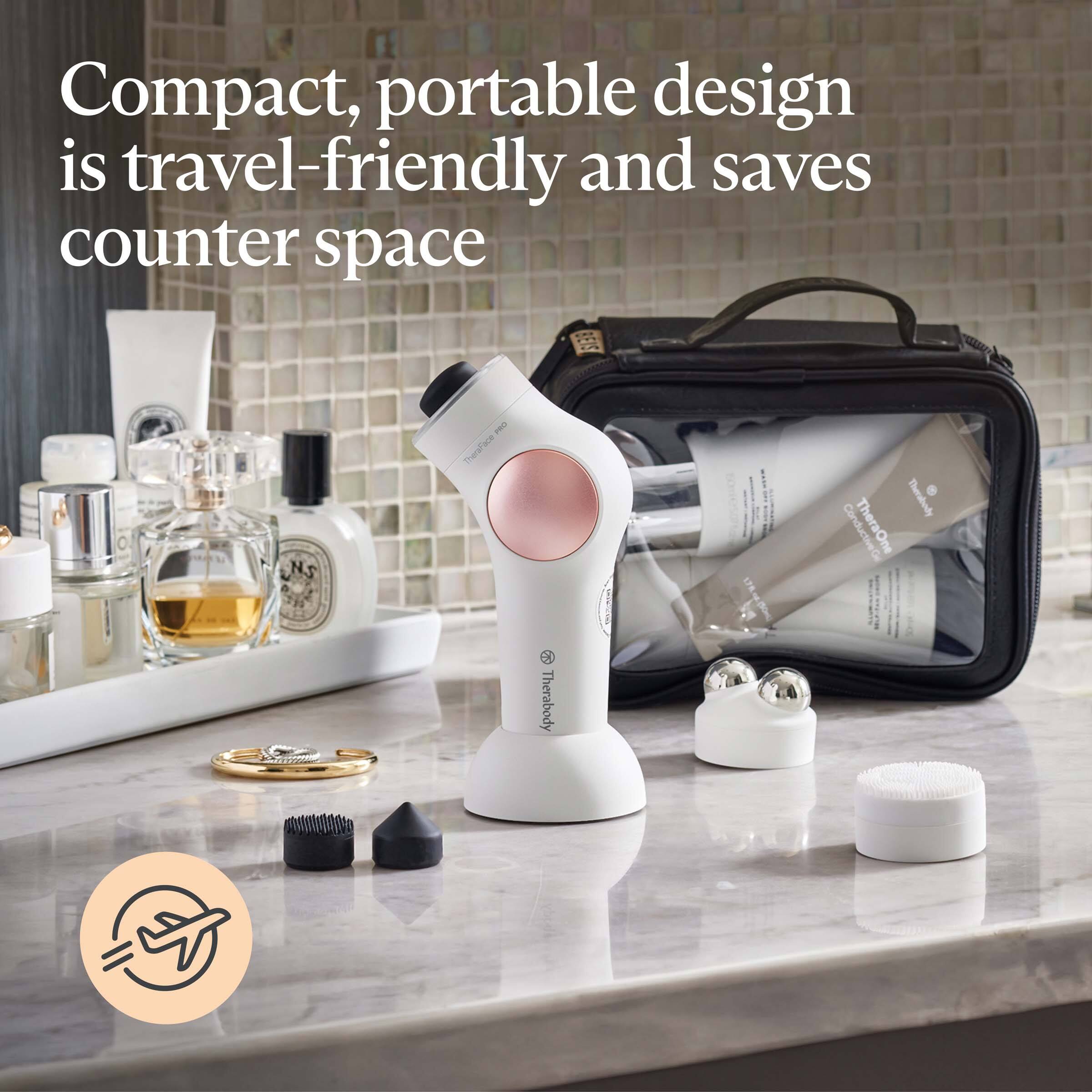 Compact, portable design is travel-friendly and saves counter space