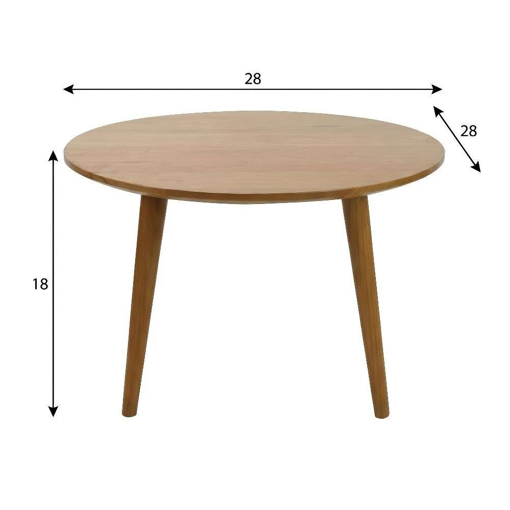 Front. FurniFact - Authentic Cherry Coffee Table with Solid Wood Top and Sturdy Construction - Natural (Cherry).