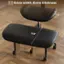The text on the image reads "Extra width, Extra thickness 1 2.4" 27.9". This information is likely describing the dimensions of the chair, with the extra width and extra thickness being the unique features of the chair.
