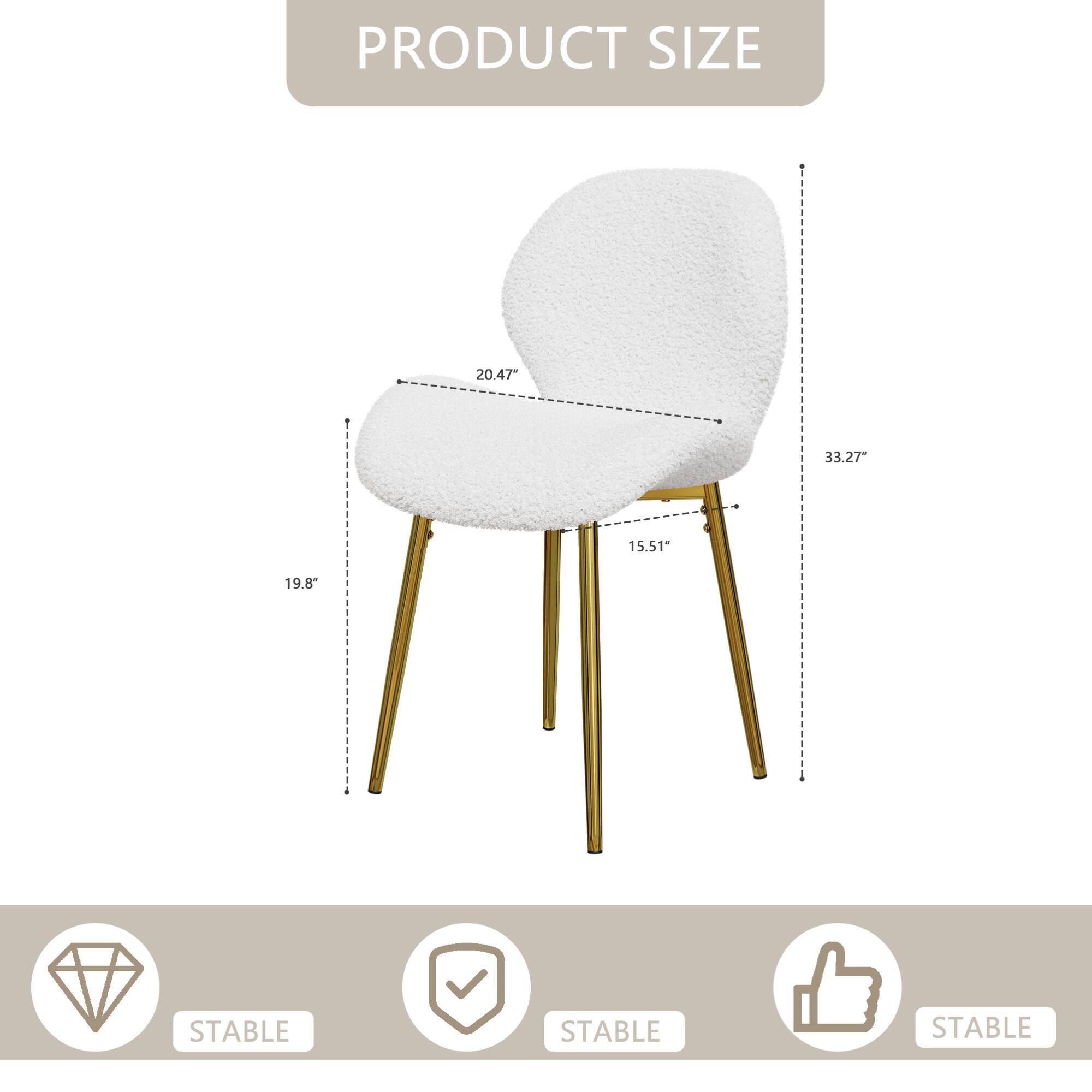 PRODUCT SIZE  
20.47" x 15.51" x 33.27"  
STABLE  
STABLE  
STABLE