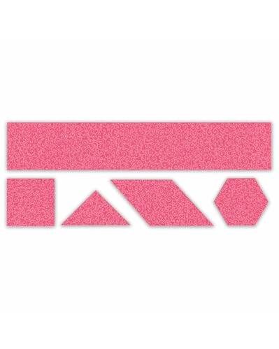 Alt View 2. AccuQuilt - June Tailor Shape Cut Ruler - White.