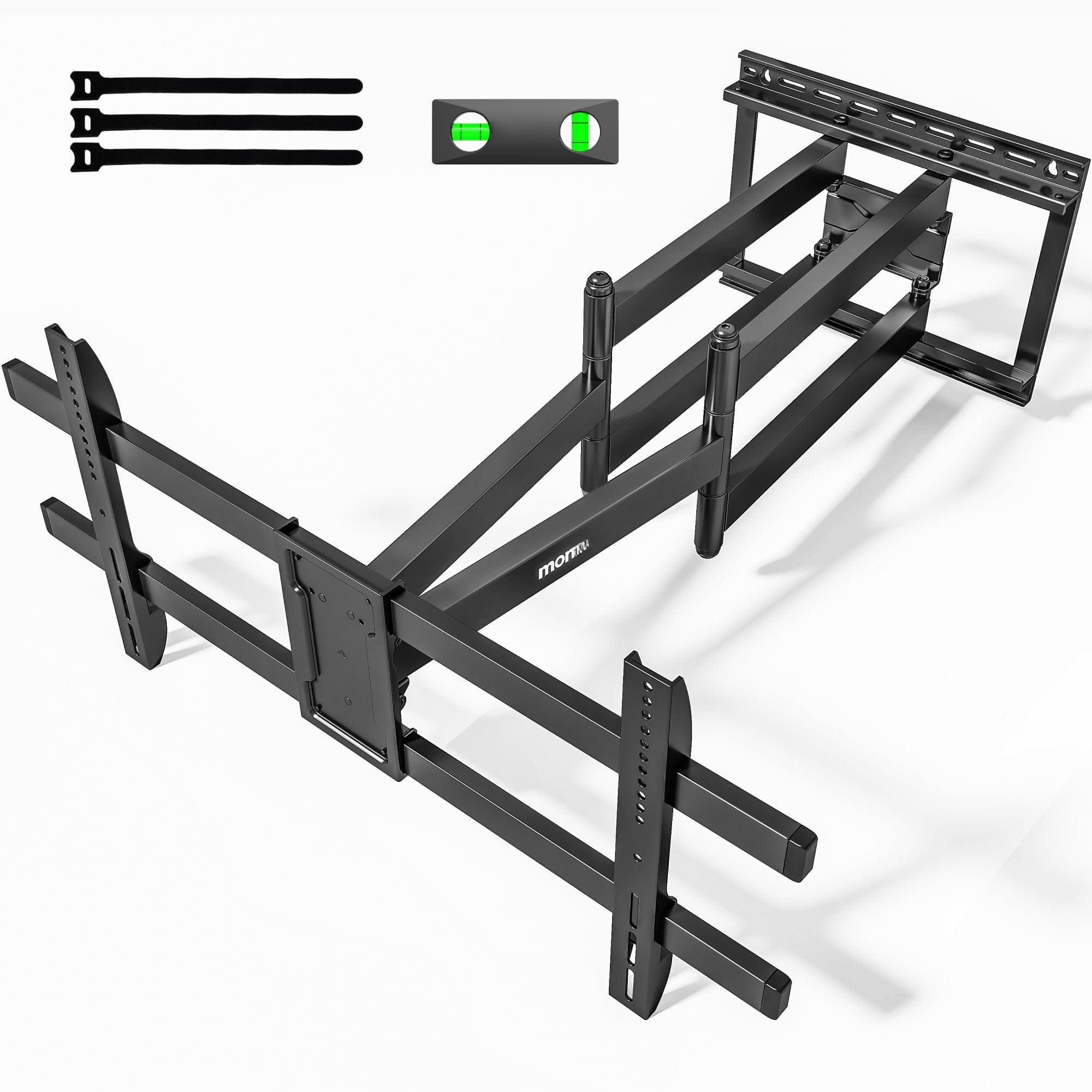 Earthley Blooms - Long Arm Tv Wall Mount Tvs 29 Extension Swivel Tilt Full Motion Bracket Fit Max Vesa Up s - 43"-90" TV / 42.5" Double Long Arm