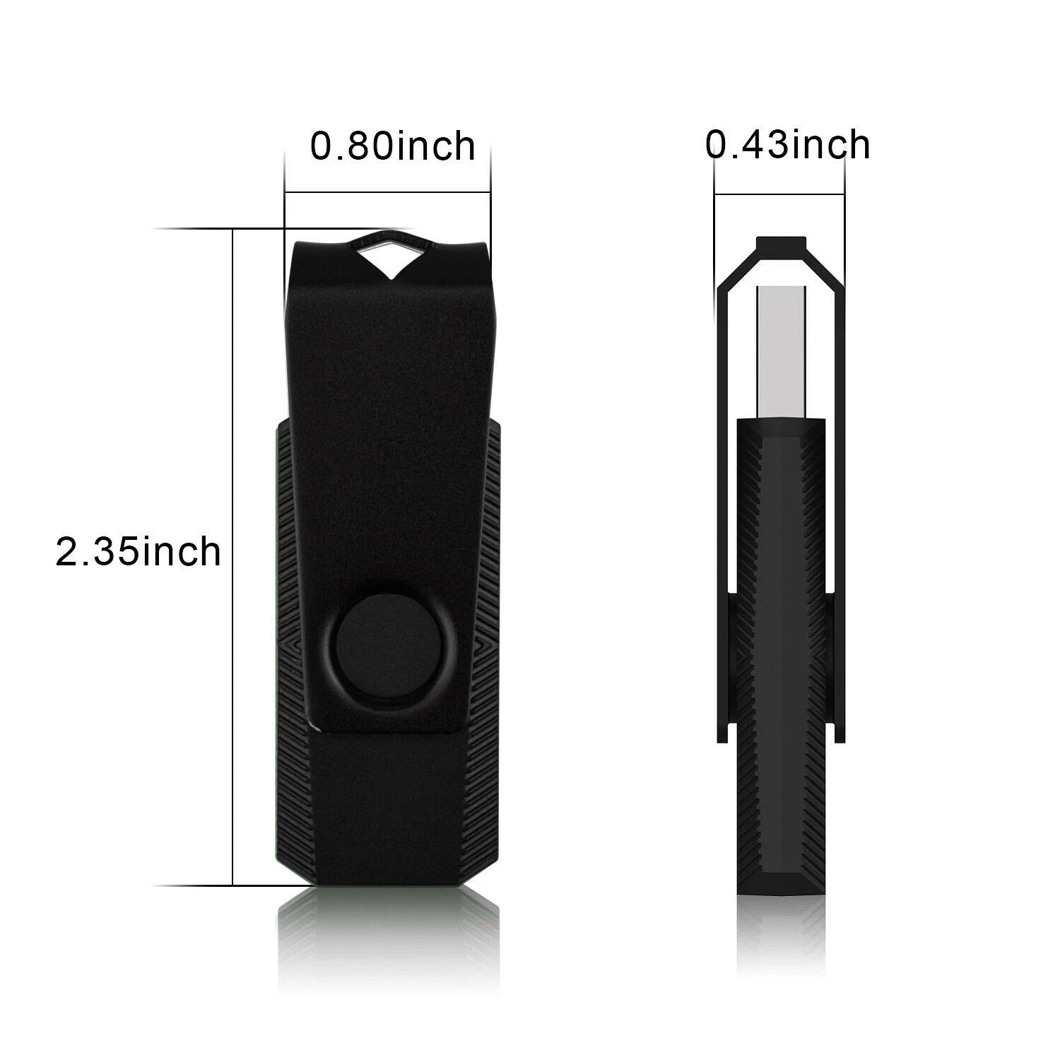 0.80 inch  
0.43 inch  
2.35 inch