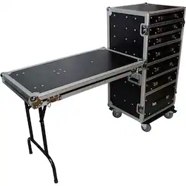 ProX - XS-7DTW ATA-300 Style 7-Drawer Workstation Case with Side Table and Casters