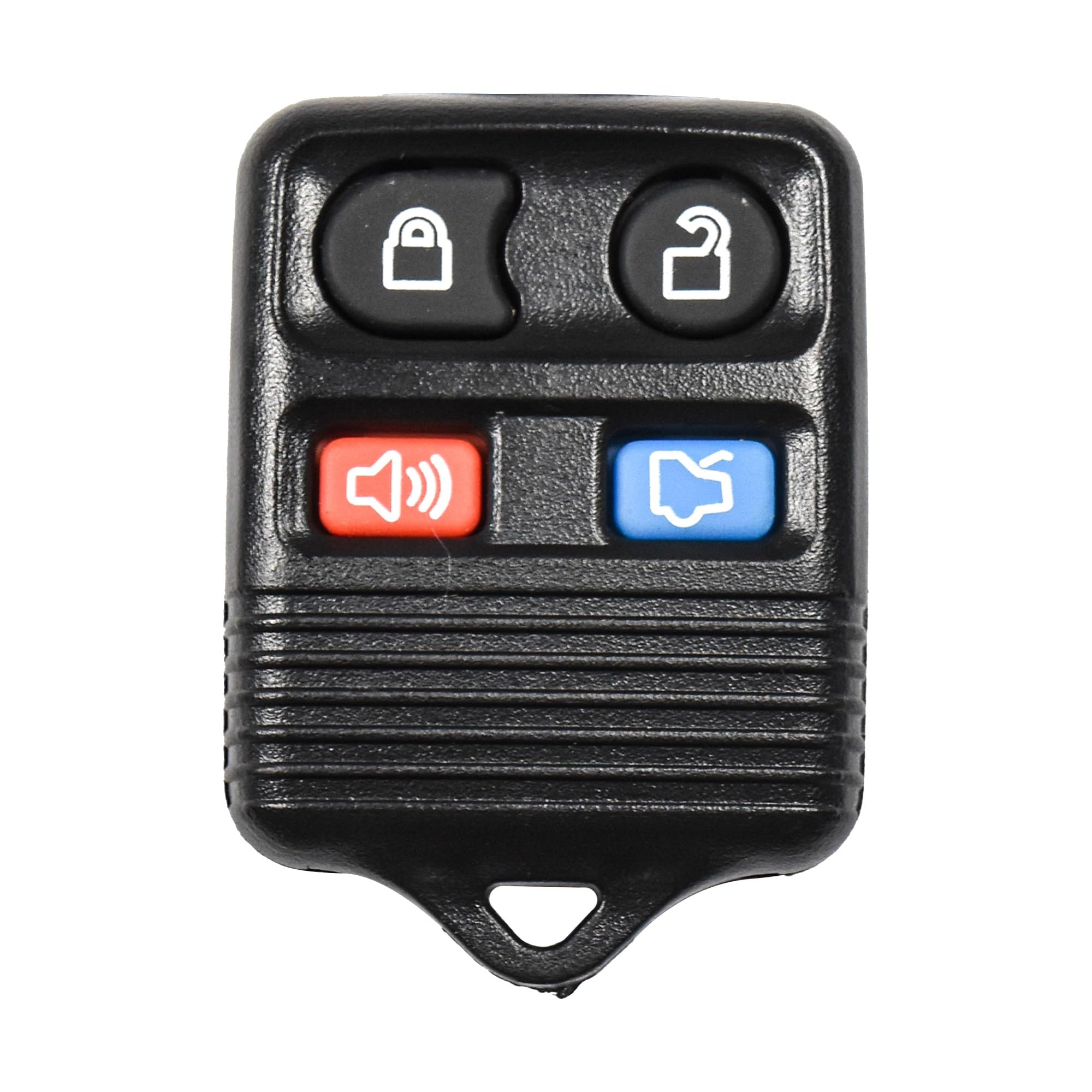 Angle. HQRP - 4-Button Remote Key Fob Case Shell Replacement for Lincoln Town Car Aviator Navigator Mercury Grand Marquis - Black.