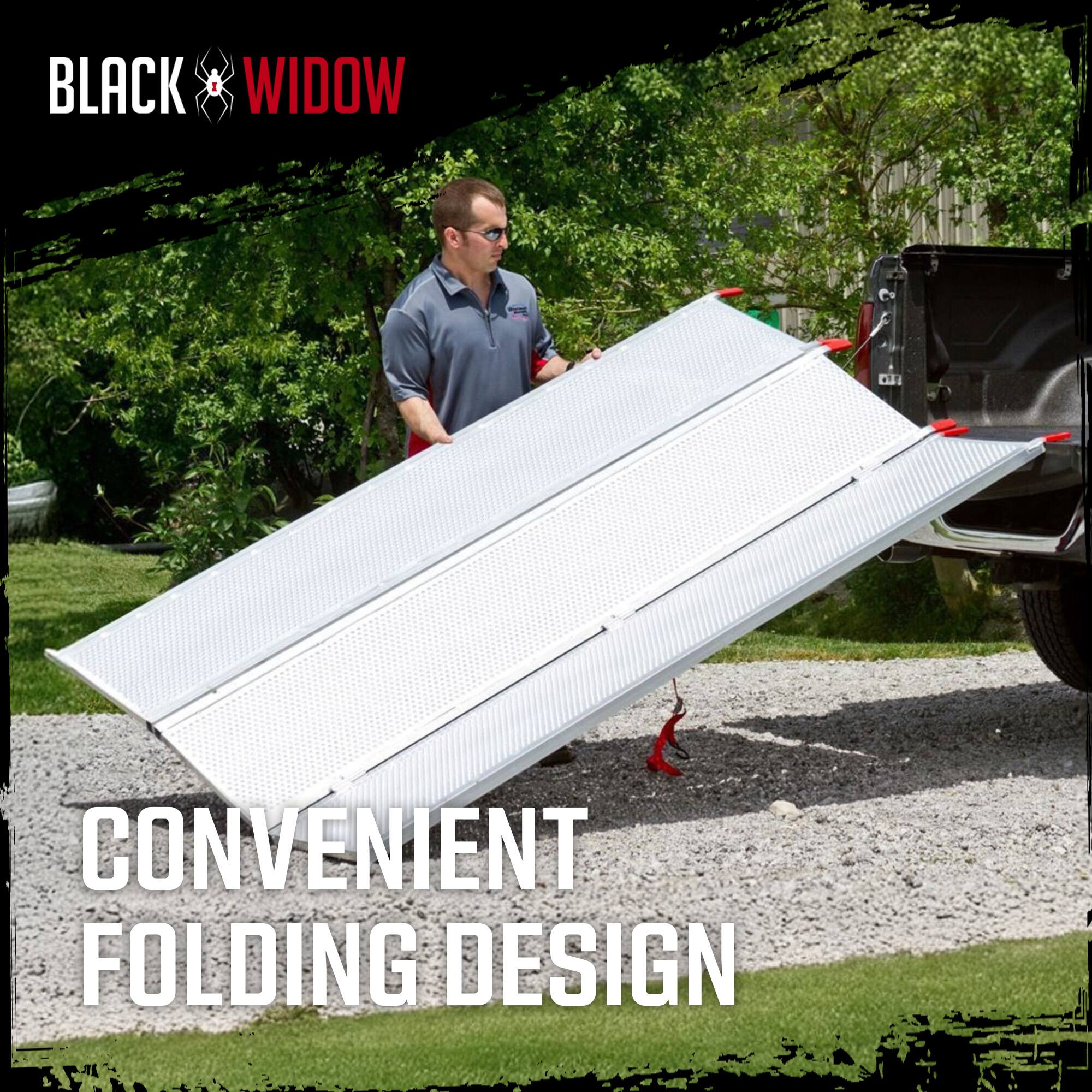 BLACK WIDOW  
CONVENIENT FOLDING DESIGN