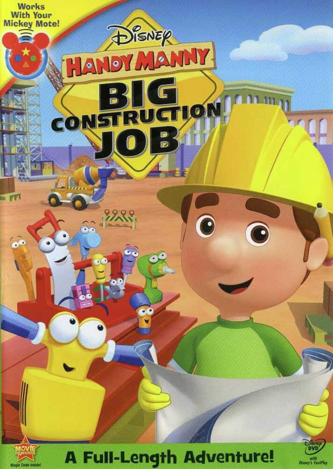 Front. Handy Manny: Big Construction Job - DVD.