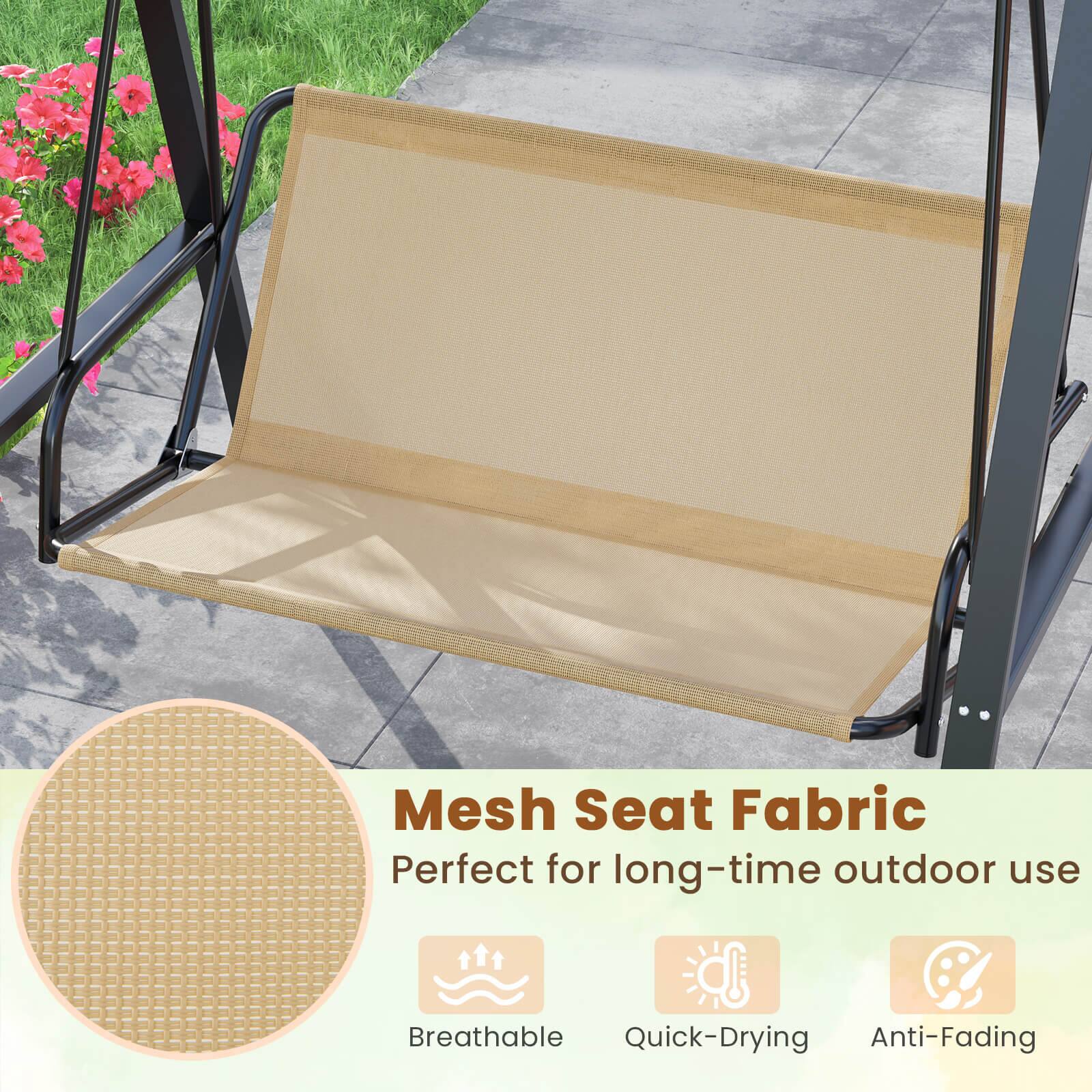 Mesh Seat Fabric Perfect for long-time outdoor use Breathable Quick-Drying Anti-Fading