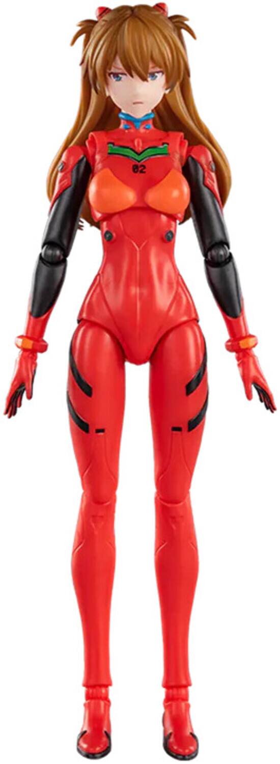 Alt View 4. PopMarket - Blokees - Evangelion - Fantastics - Asuka Shikinami Langley (Plug Suit) Model Kit   - COLLECTIBLES - Multicolor.