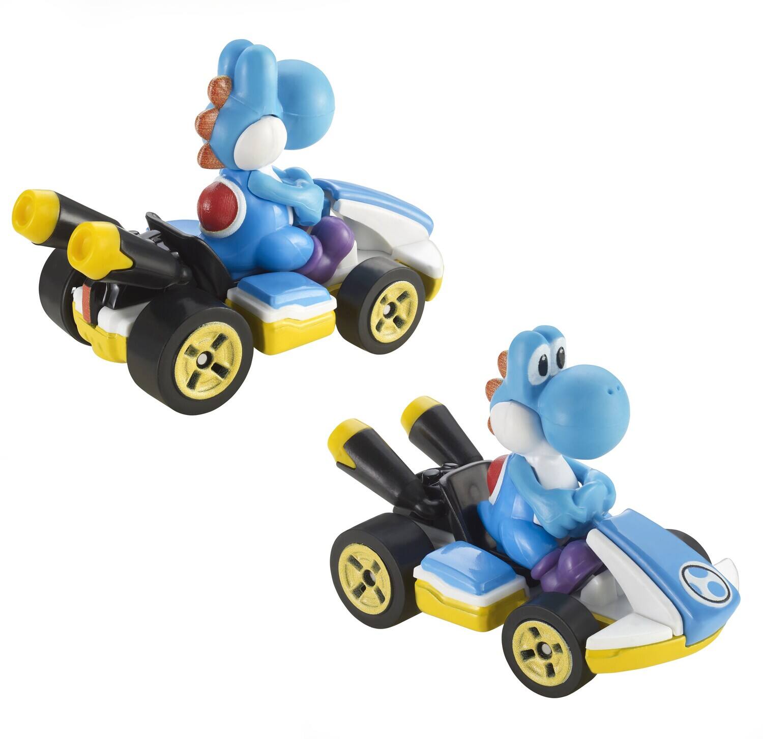 Alt View 3. Mattel - Mattel - Hot Wheels Mario Kart 4-Pack 3-Piece U Assortment (Nintendo)   - COLLECTIBLES - Multicolor.