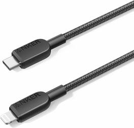 Anker - 310 USB C to Lightning Cable(3FT - Black