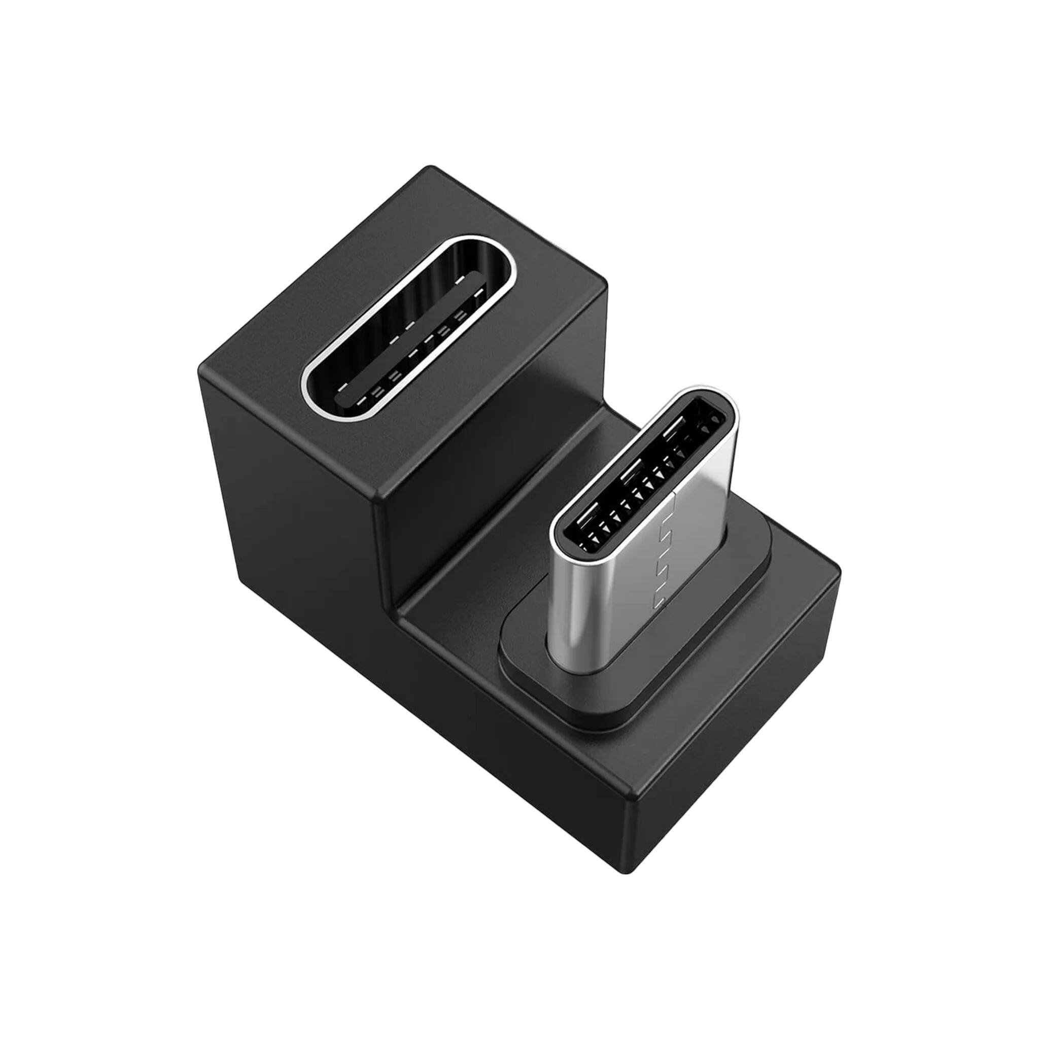 Alt View 4. UPERFECT - UPERFECT USB-C to USB-A Adapter, 180° U-Shape, 4K/144Hz 10Gbps, Laptop Monitor.