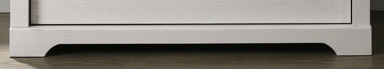 Back. Forest'nSky - White Wood 4 drawer 32 in. Wide Chest of Drawers for Living Room - White.