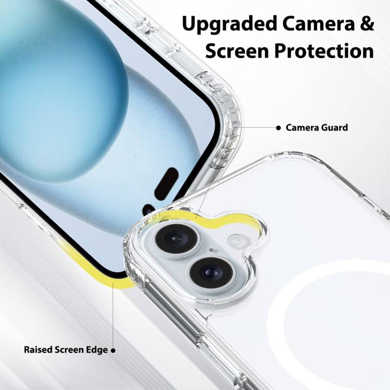 Upgraded Camera & Screen Protection

- Camera Guard
- Raised Screen Edge
