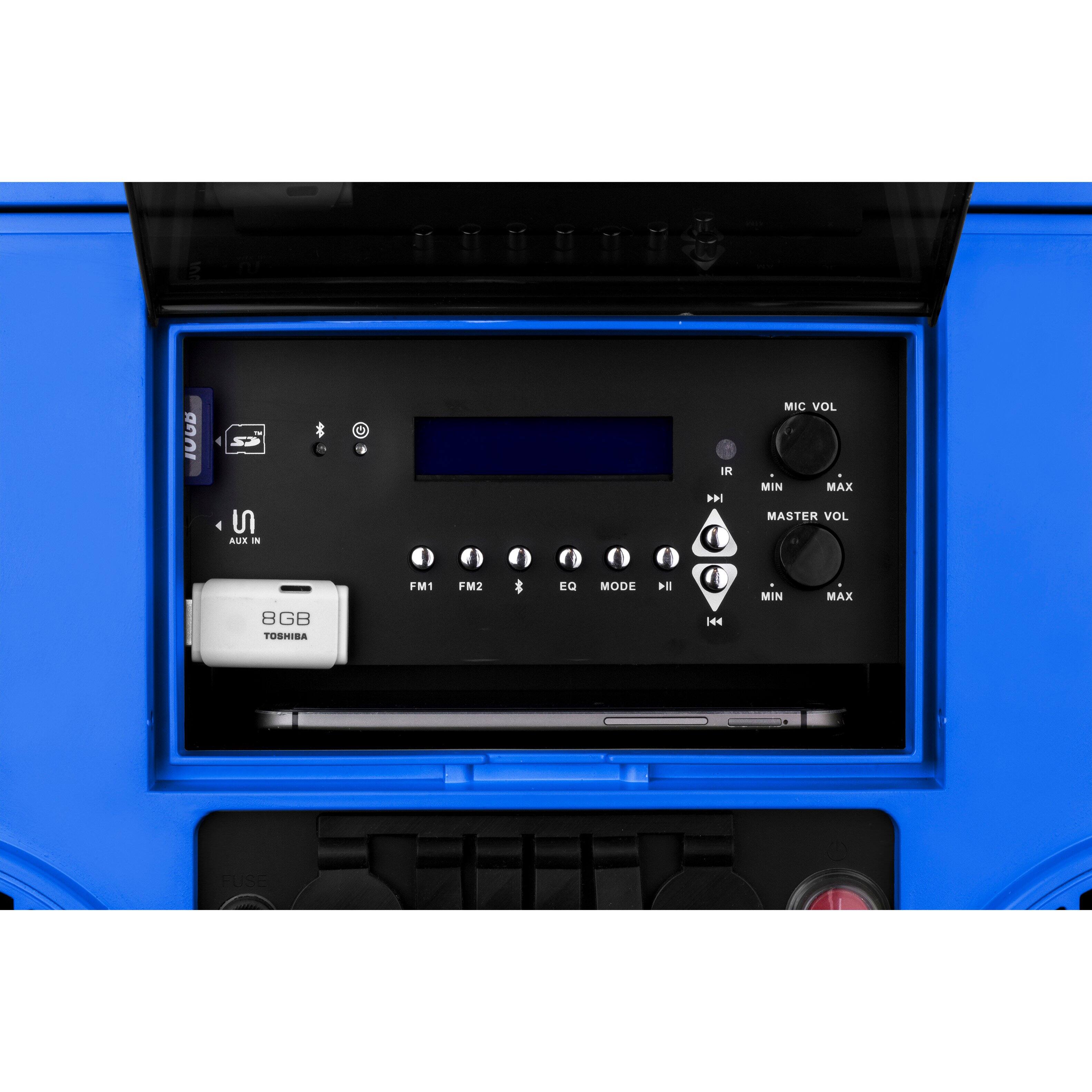 I0UD U AL - 3 R 144 MIC VOL MIN MAX MASTER VOL 8GB TOSHIBA FM1 FM2 EQ MODE 114 H44 MIN MAX FUSE