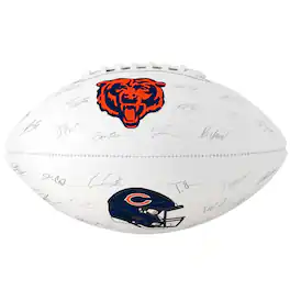 Logo Brands - Chicago Bears Autograph Signature Football - Multicolor
