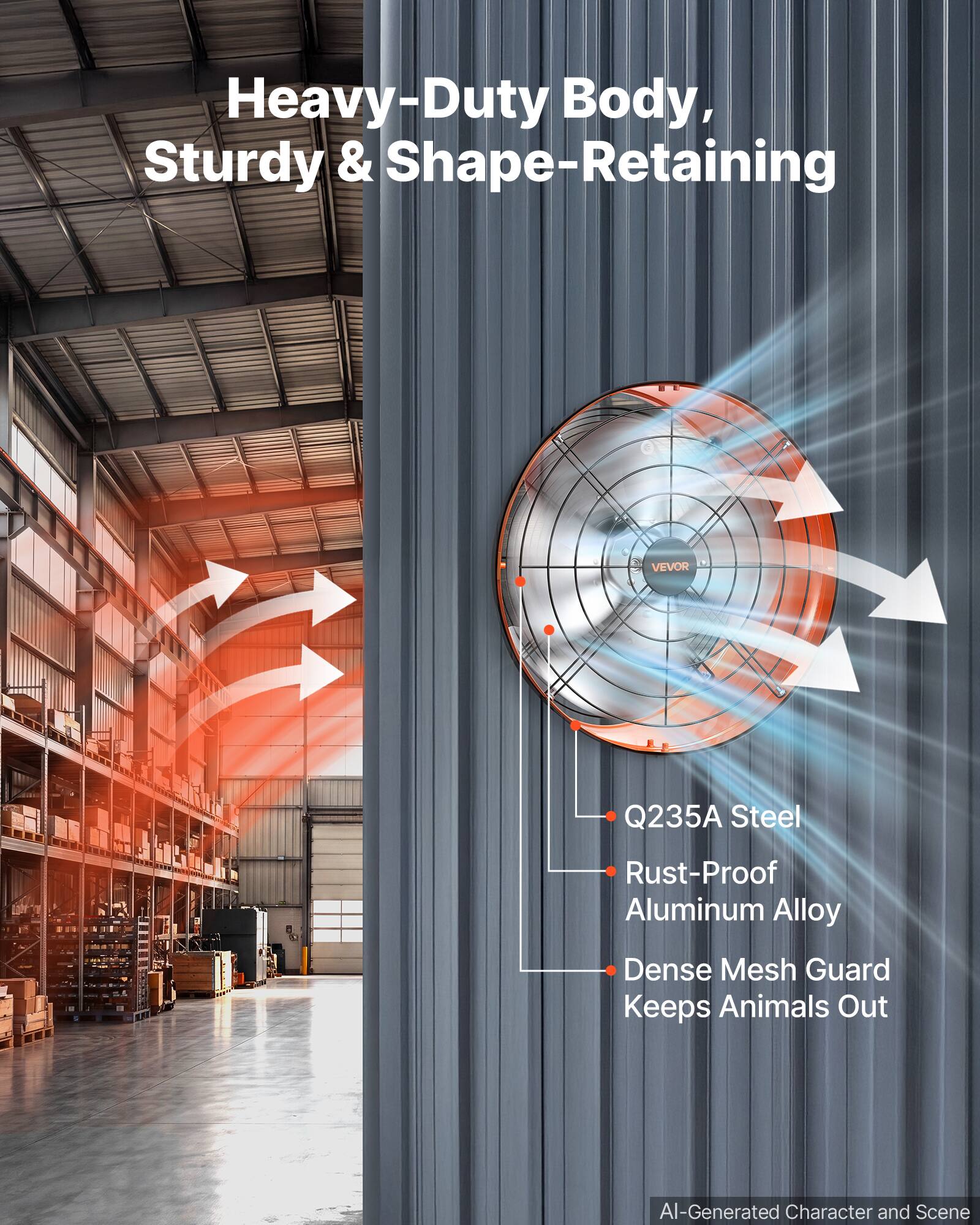 Heavy-Duty Body, Sturdy & Shape-Retaining

Q235A Steel
Rust-Proof Aluminum Alloy
Dense Mesh Guard Keeps Animals Out

AI-Generated Character and Scene