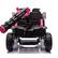 Alt View 9. ELEMENT ACE - Large 3-Seater Children's Electric Ride-On Vehicle with Remote Control, LED Lights, and Bluetooth Music Player - Pink.