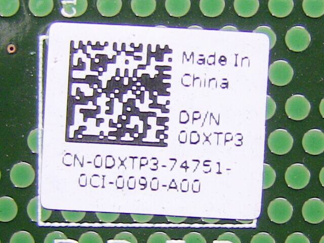 Made In China  
DP/N 0DXTP3  
CN-0DXTP3-74751-  
OCI-0090-A00
