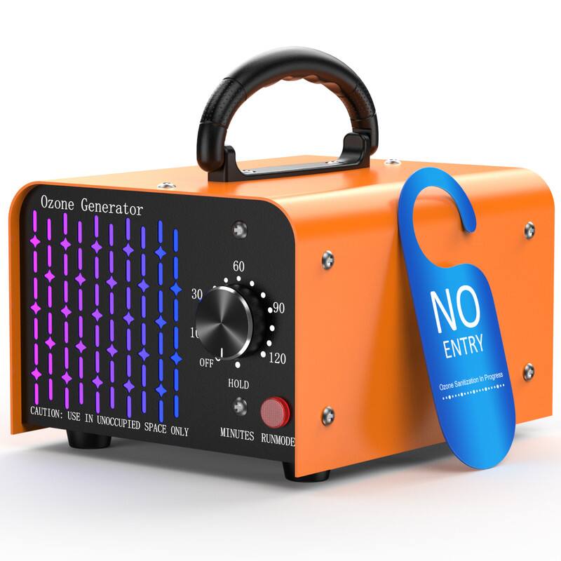 Ozone Generator

60 30 1 J OFF HOLD 90 120

NO ENTRY
Ozone Sanitization in Progress

CAUTION: USE IN UNOCCUPIED SPACE ONLY

MINUTES RUNMODE