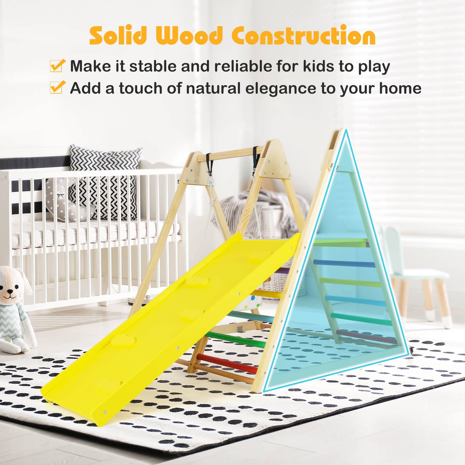 Solid Wood Construction

- Make it stable and reliable for kids to play
- Add a touch of natural elegance to your home