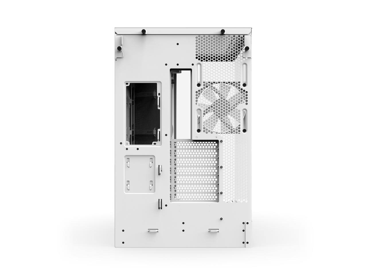 Alt View 8. NZXT - NZXT CCM-H92FW-P1 White SGCC / Tempered Glass Mid-Tower Case (Computer Cases - ATX Form) - White.