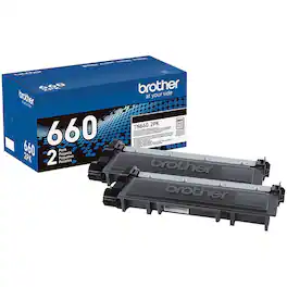 Brother - TN660 2-Pack High-Yield Toner Cartridges - Black