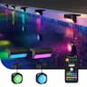 Linkind - Smart Solar Pool Lights, Dual-Zone App Control, IP68 Waterproof for Inground & Above Ground Pools, 2 Pack - Multicolor