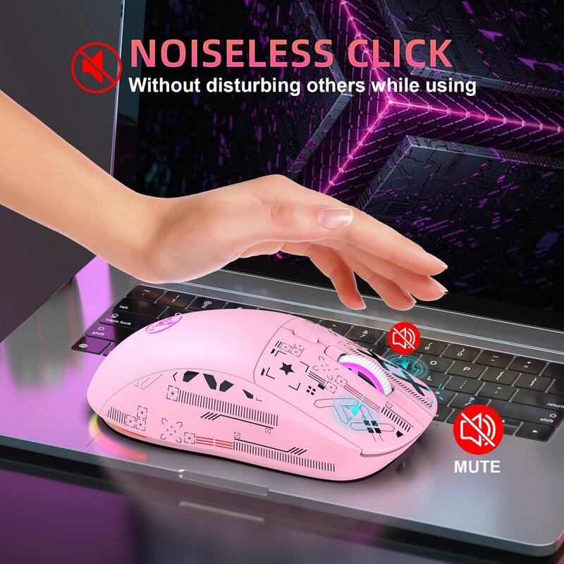 NOISELESS CLICK  
Without disturbing others while using  

MUTE