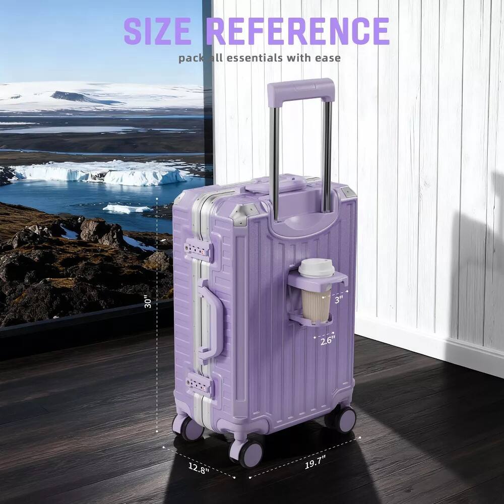 SIZE REFERENCE  
pack all essentials with ease  
30" 3" 2.6" 12.8" 19.7"