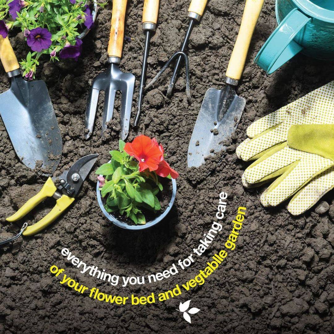 everything you need for taking care of your flower bed and vegetable garden