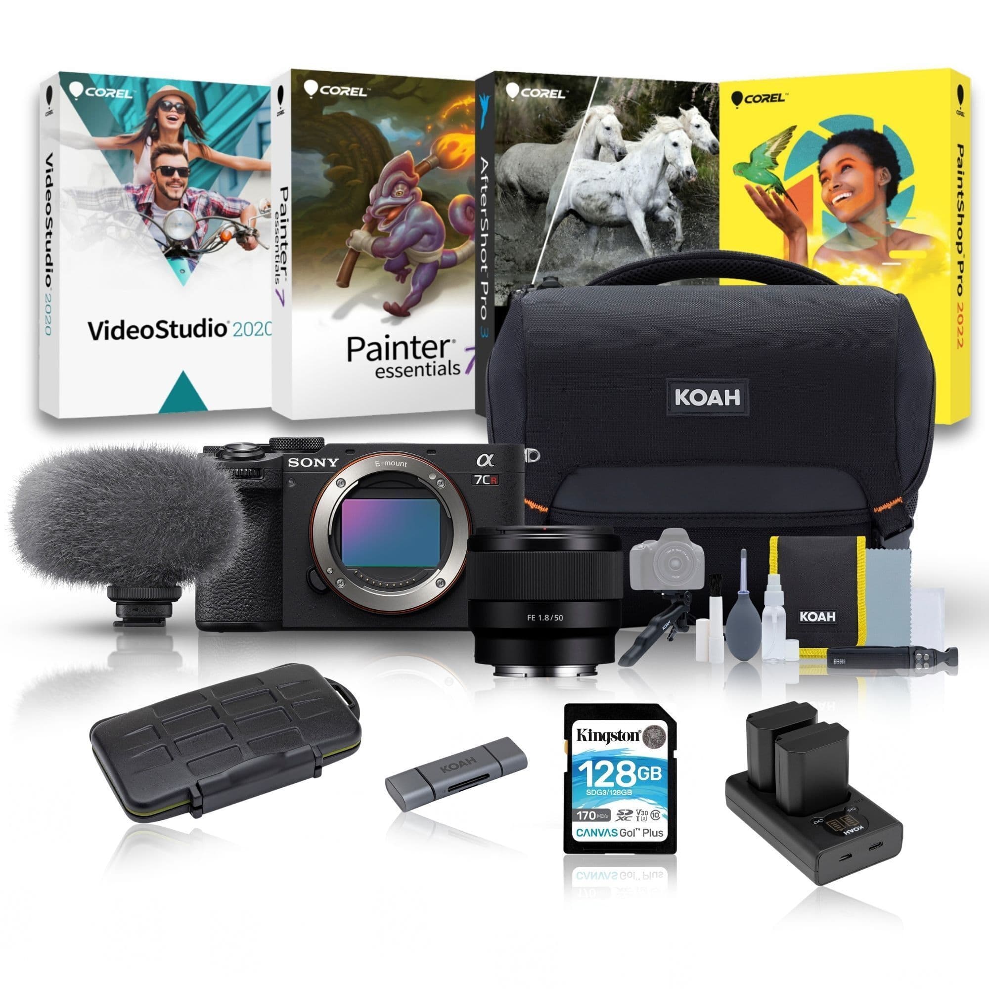 Sony - Alpha 7CR  Full-frame Interchangeable Lens Hybrid Camera Body Bundle