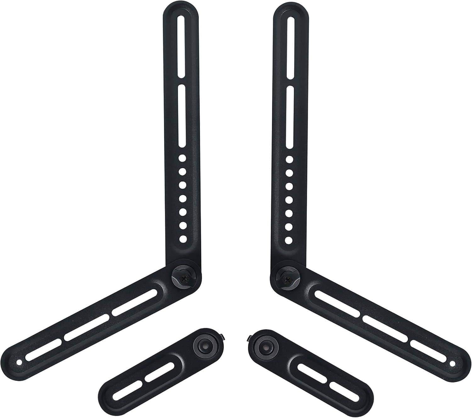 Schertz - Soundbar Mount for Above or Under TV – Fits up to 22 lbs, Adjustable Extension Arms - Black