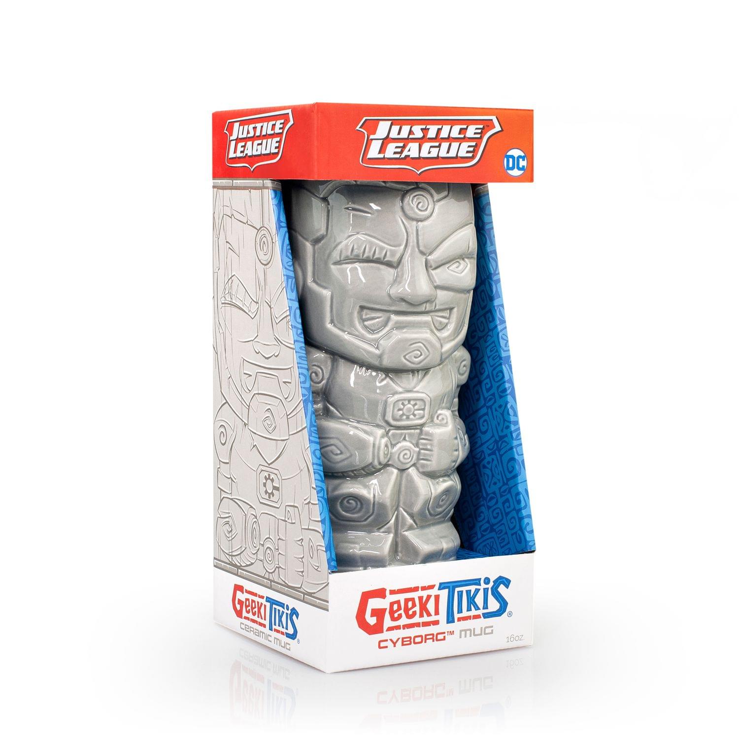 JUSTICE LEAGUE DC  
JUSTICE LEAGUE DC  
Geeki Tikis  
CYBORG MUG  
16oz  
CERAMIC MUG