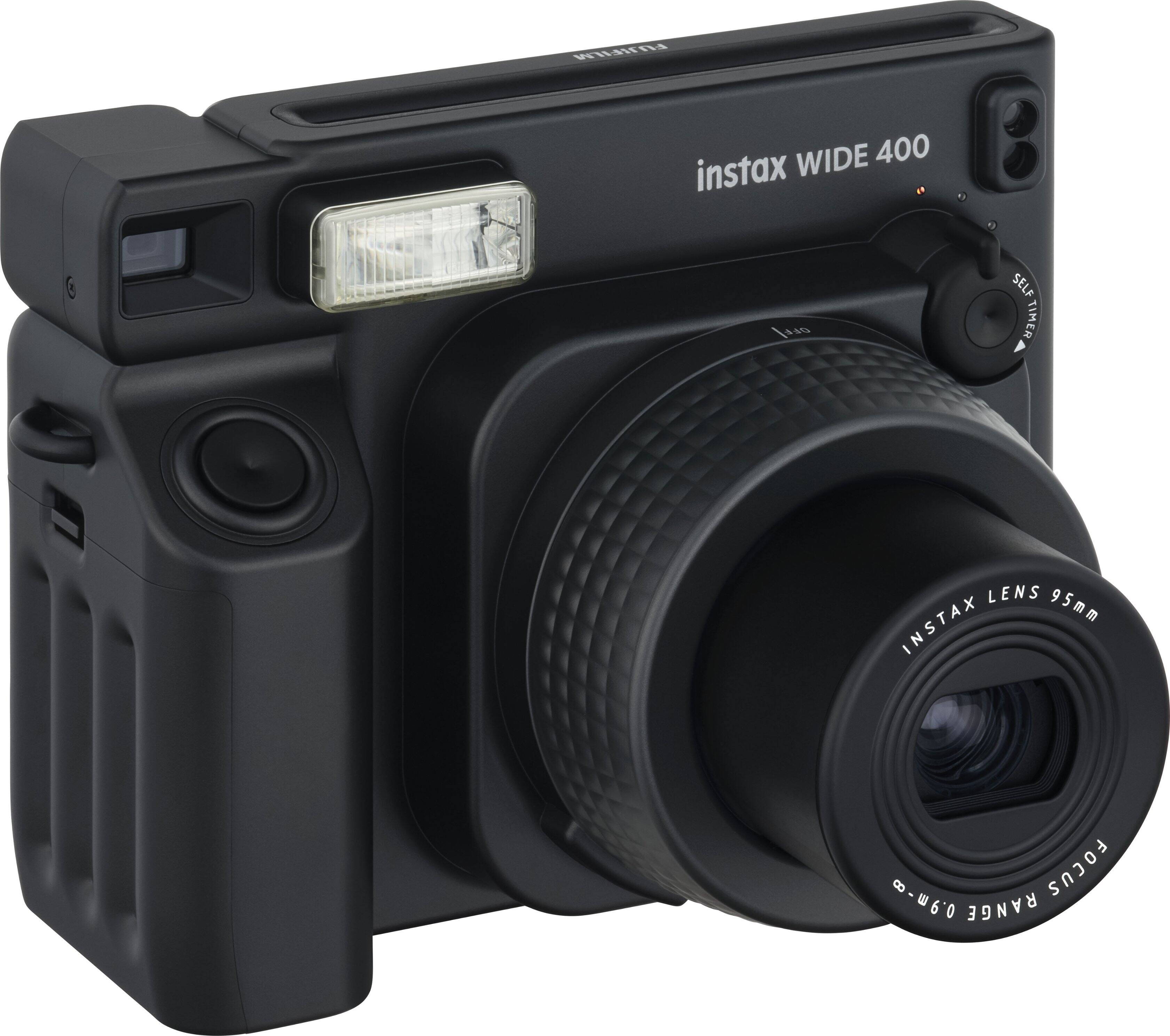 instax WIDE 400  
SELF TIMER  
INSTAX LENS 95mm  
FOCUS RANGE 0.9m-∞