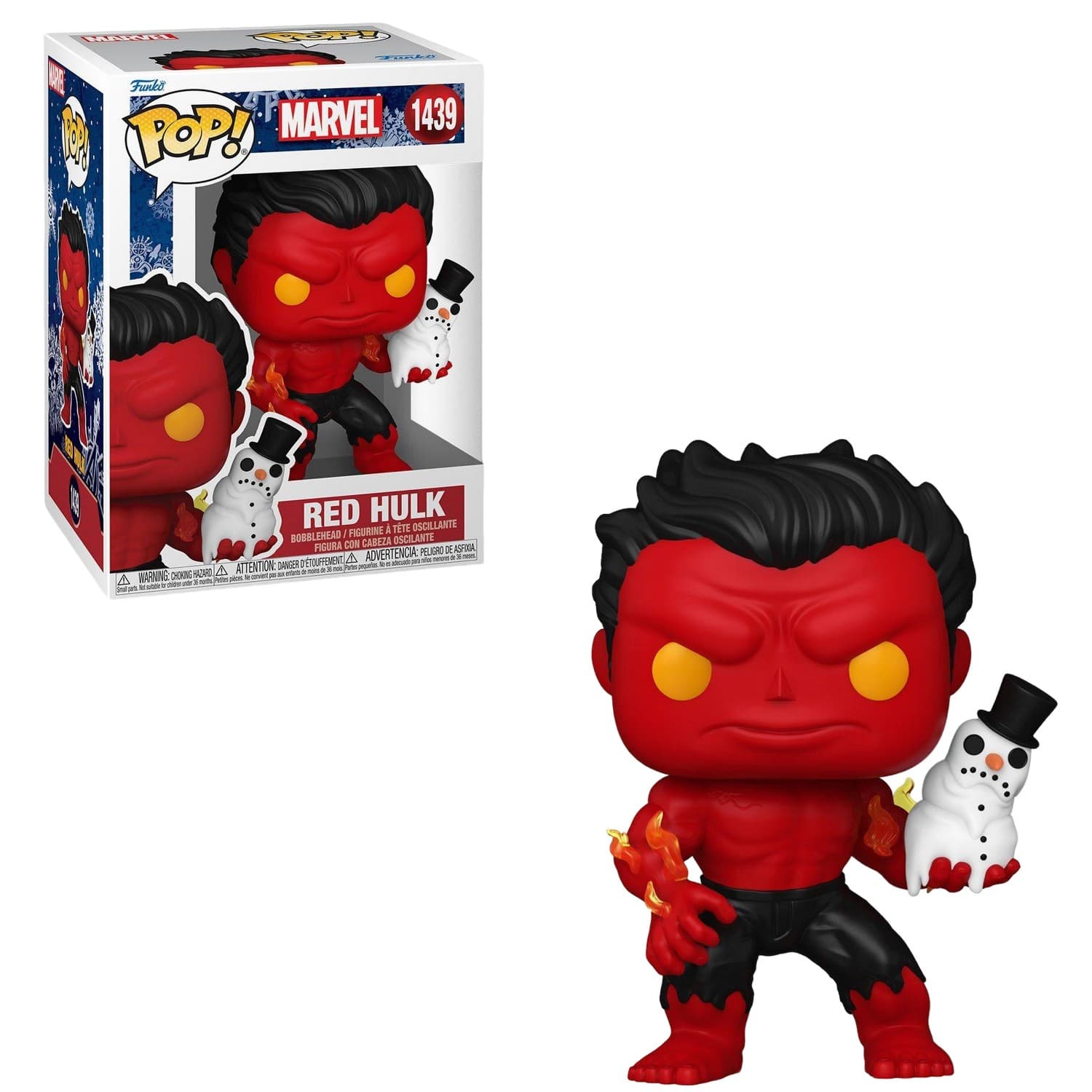 Funko Pop! Red Hulk with Snowman