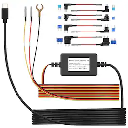 Rexing - Smart Hardwire Kit Type-C Port for R4, DT2, M3, M2 Max, RH2 Series, and CPDuo - Black