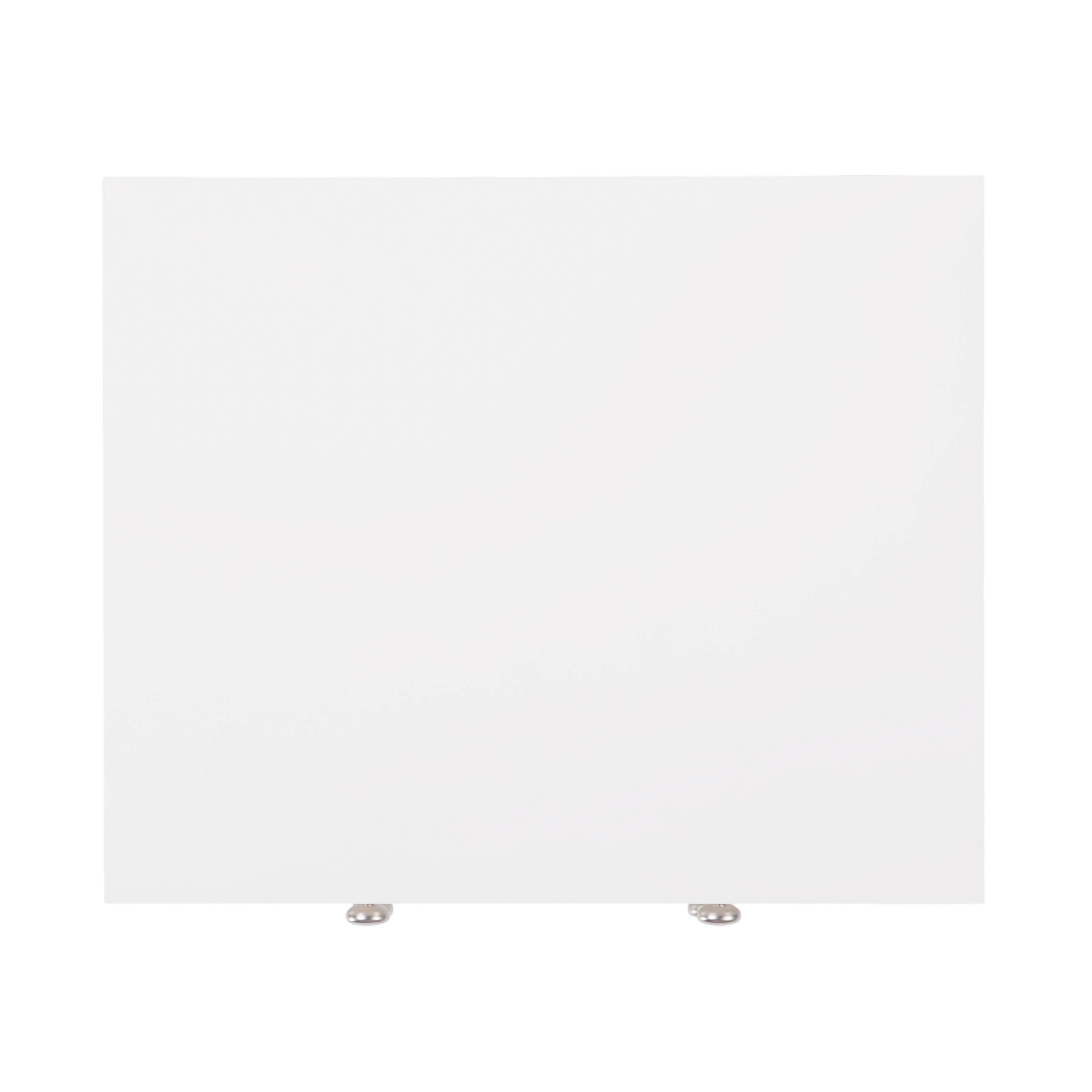 Alt View 6. Butler Specialty - Dana 21 in. W Rectangular Wood 2 Drawer Narrow Nightstand with Top Open Shelf - White.