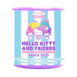 Hamee - Capsule Sanrio Hello Kitty and Friends Blind Collectible Surprise Toy Squishy Figurine SquiSHU Series 5 Snack Shop - 1 P - Capsule Sanrio Hello Kitty and Friends Blind Colle